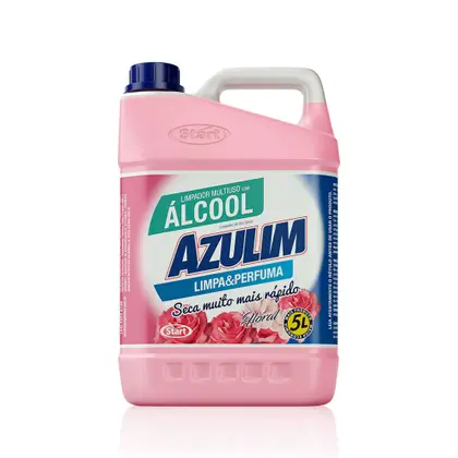 MULTIUSO AZULIM C/ALCOOL 4X5L –  FLORAL