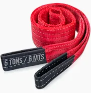CINTA VERMELHA 150MM-5TON-6M -CARBOGRAFITE