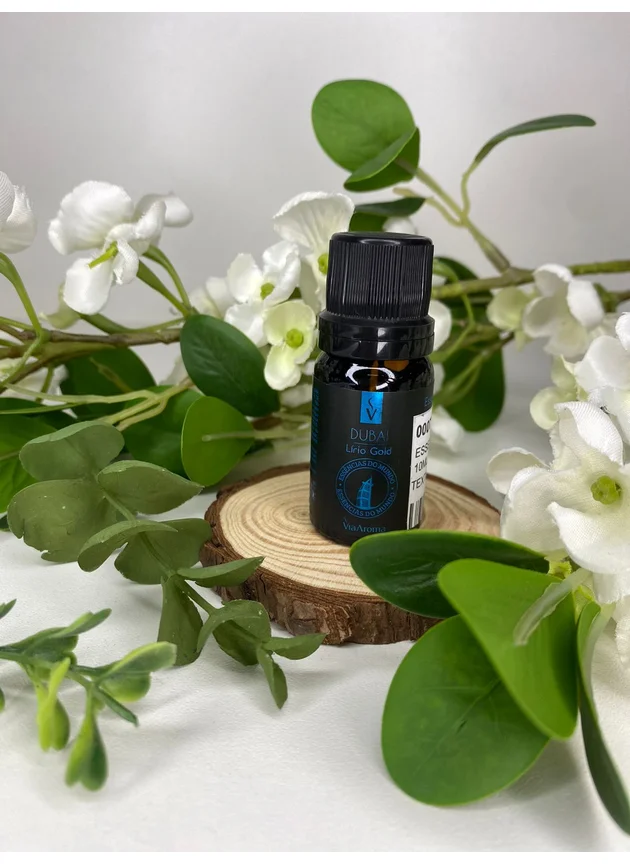 ESSENCIA VIA AROMA 10ML MUNDO DUBAI LIRIO GOLD