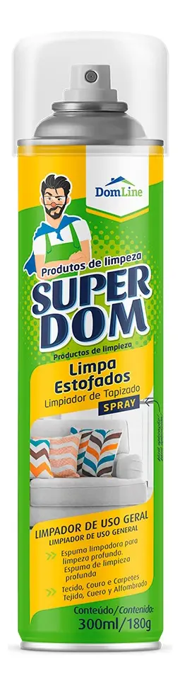 LIMPA ESTOFADOS SUPER DOM 300ML/180G