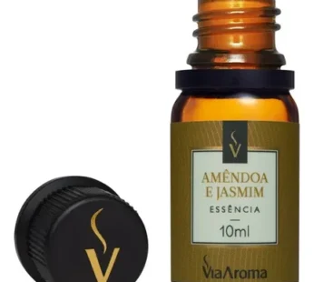ESSENCIA VIA AROMA 10ML CLASSICA AMENDOA E JASMIM