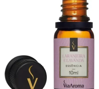 ESSENCIA VIA AROMA 10ML CLASSICA FLOR LARANJEIRA E LAVANDA