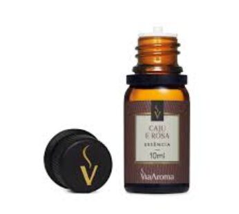 ESSENCIA VIA AROMA 10ML CLASSICA CAJU E ROSA