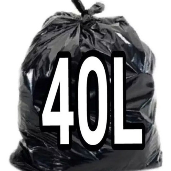 SACO DE LIXO 40L – PRETO – 50X55 – DONAPACK