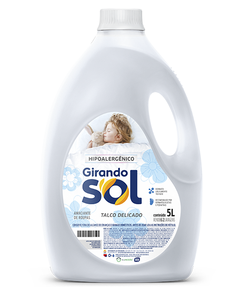 AMACIANTE GIRANDO SOL – HIPOALERGENICO – TALCO – 5L