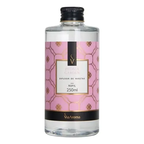 REFIL 250ML DIF. DE VARETAS CLASSICA PEONIA GARDEN – VIA AROMA