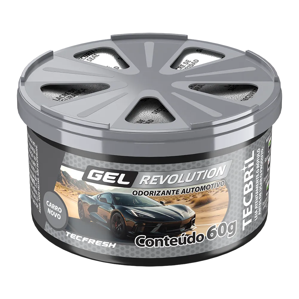 ODORIZANTE AUTOMOTIVO REVOLUTION GEL CARRO NOV0 60G