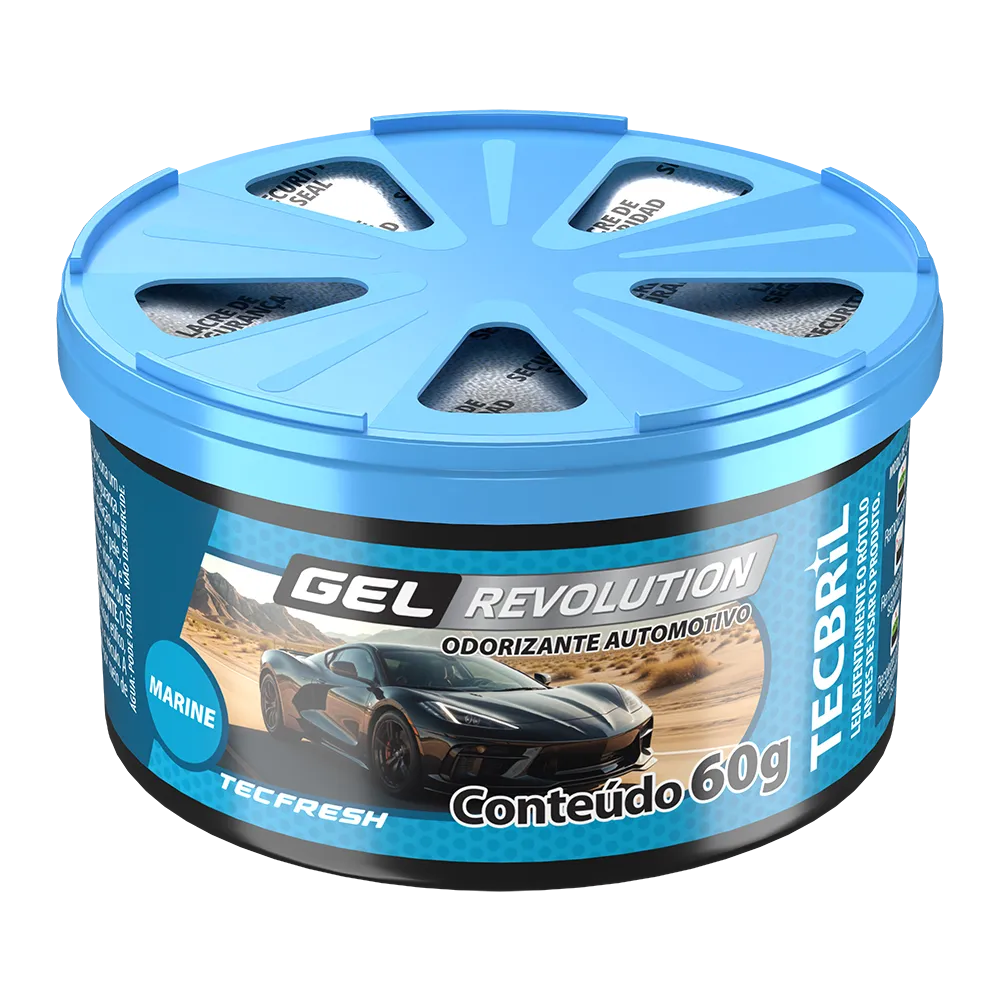 ODORIZANTE AUTOMOTIVO REVOLUTION GEL MARINE 60G