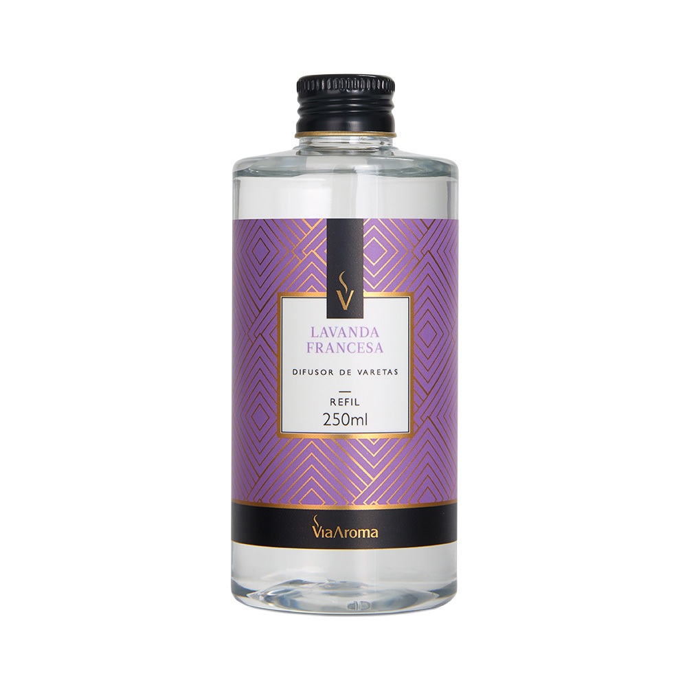 REFIL 250ML DIF. DE VARETAS CLASSICA LAVANDA FRANCESA – VIA AROMA