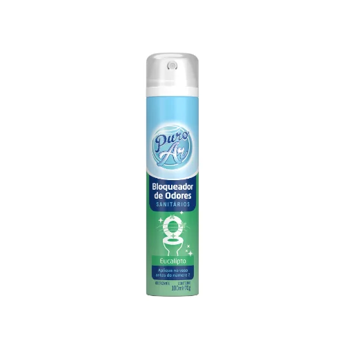 BLOQUEADOR DE ODORES SANITARIO – PURO AR – EUCALIPTO 100ML/70G
